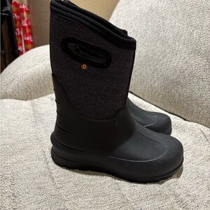 Bogs Black Kids Waterproof Boots